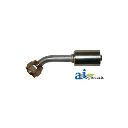 A & I Products 45 Female O-Ring Aluminum Beadlock Fittings 4 x1 x1 A-461-3006